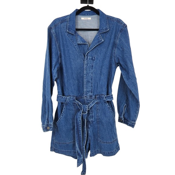 GRLFRND Blue Denim Romper - Picture 2 of 6